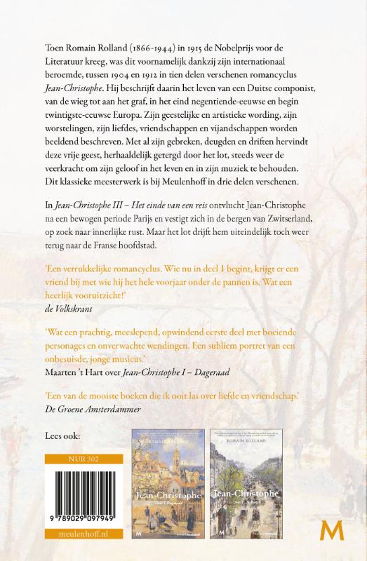 Het einde van een reis / Jean-Christophe / 3 achterkant