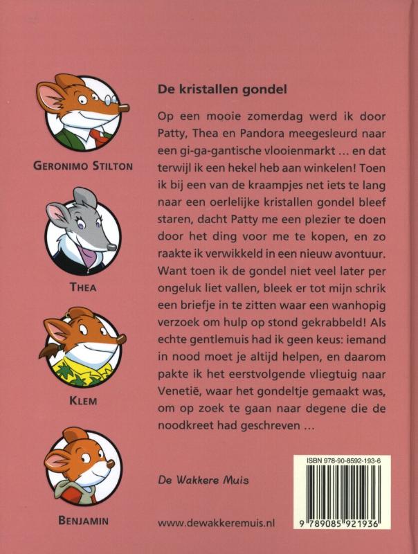 Geronimo Stilton 53 - De kristallen gondel achterkant