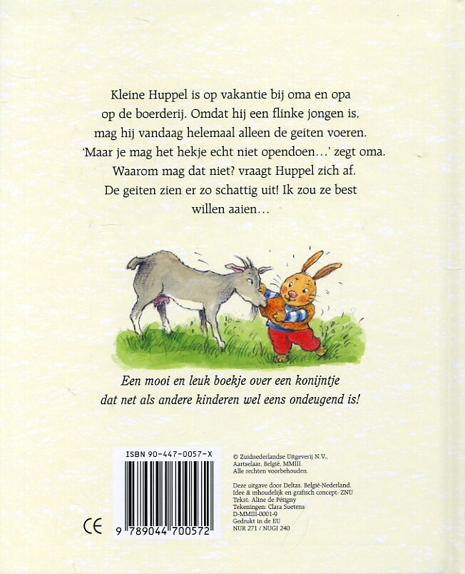 Kleine Huppel op de boerderij / Kleine Huppel achterkant