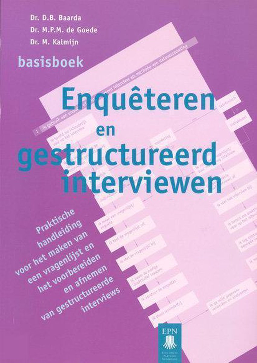 Basisboek Enqueteren en gestructureerd interviewen