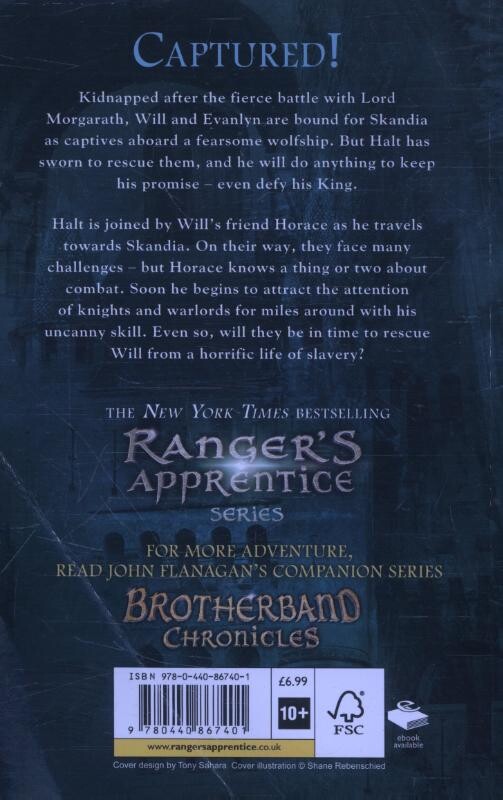 The icebound land / Ranger's apprentice / 3 achterkant