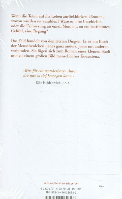 Das Feld achterkant