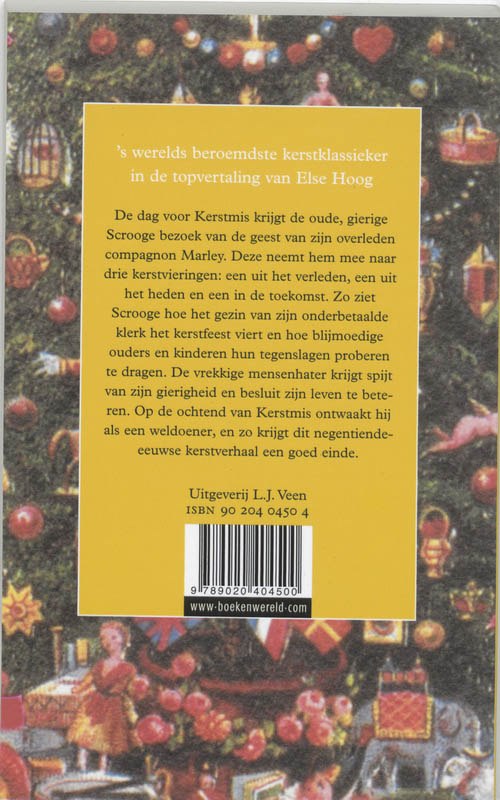 Een kerstvertelling / L.J. Veen klassiek achterkant