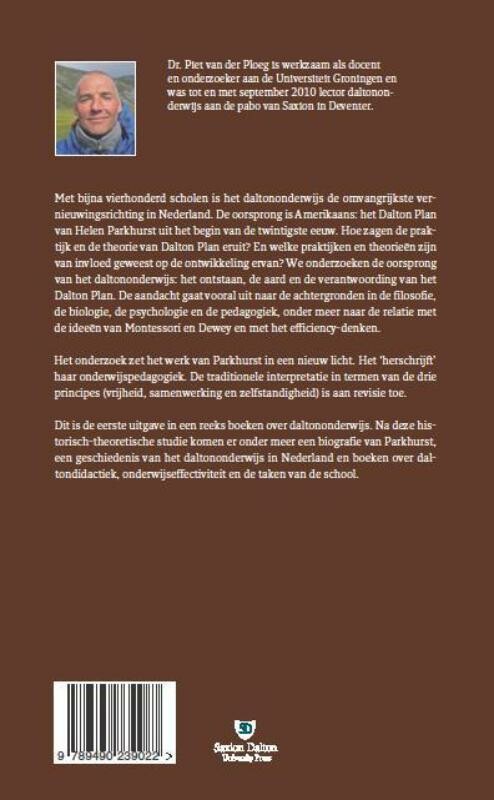 Dalton Plan achterkant