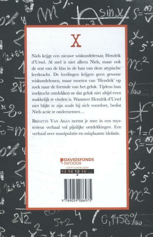 De X, of Hoe fout een leraar kan zijn achterkant