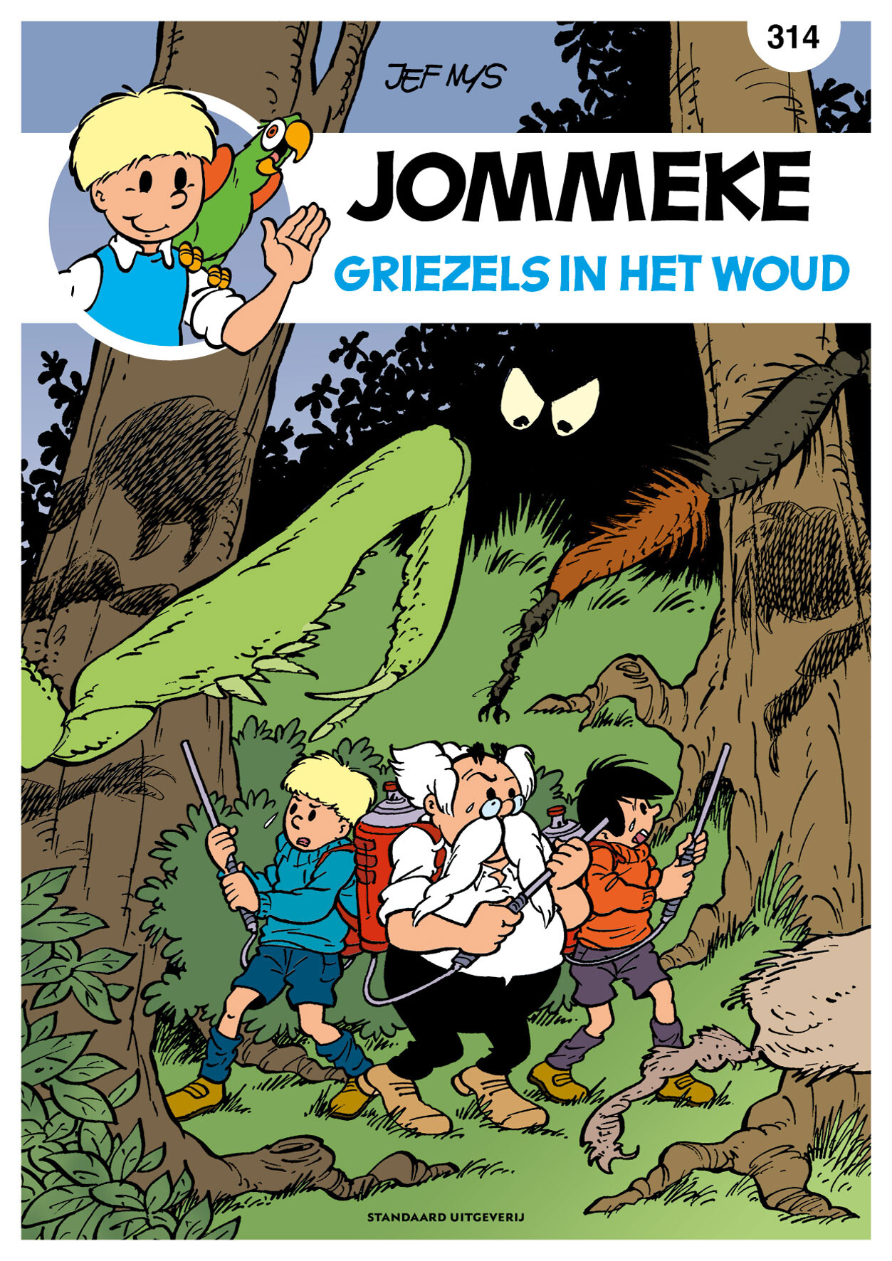 Griezels in het woud / De belevenissen van Jommeke / 314