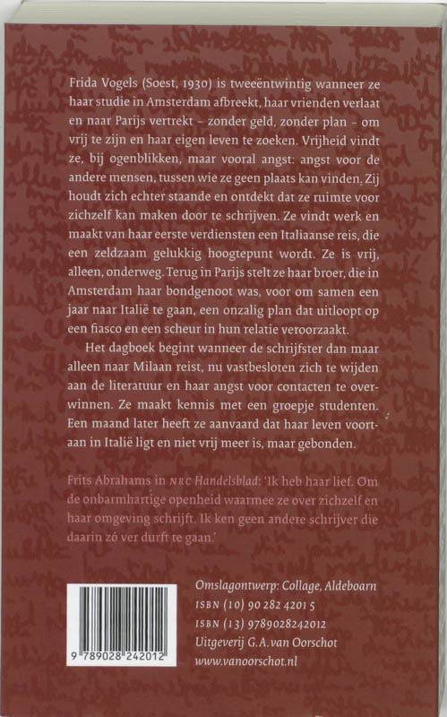 Dagboek 1. 1954-1957 achterkant