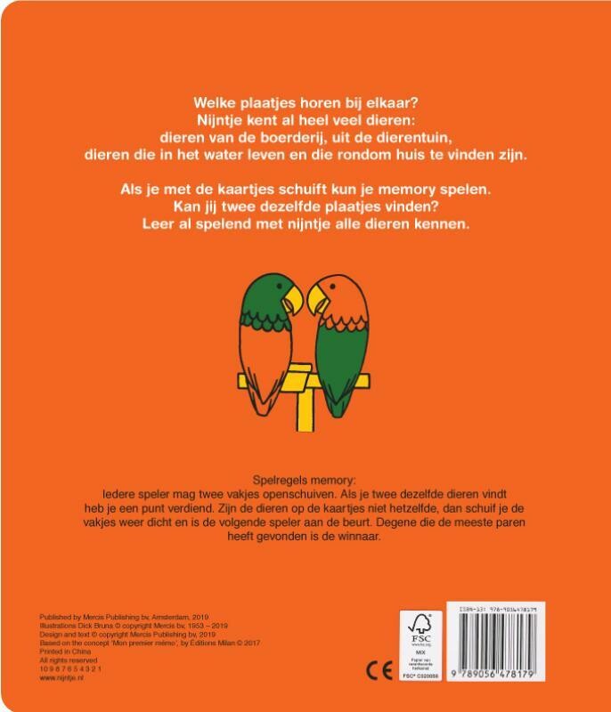 Nijntje zoekt de dieren achterkant