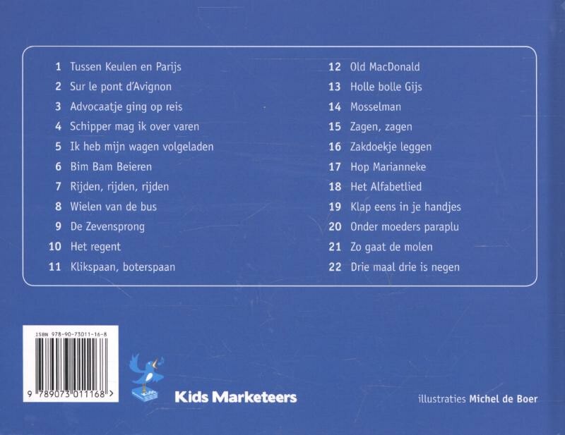 De leukste vakantieliedjes achterkant