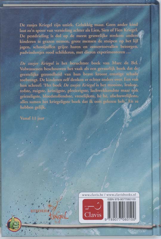De zusjes Kriegel / De Kriegels achterkant