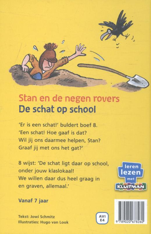 Stan en de negen rovers - De schat op school achterkant