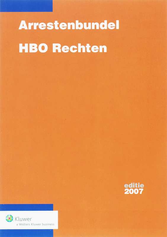 Arrestenbundel HBO Rechten / 2007