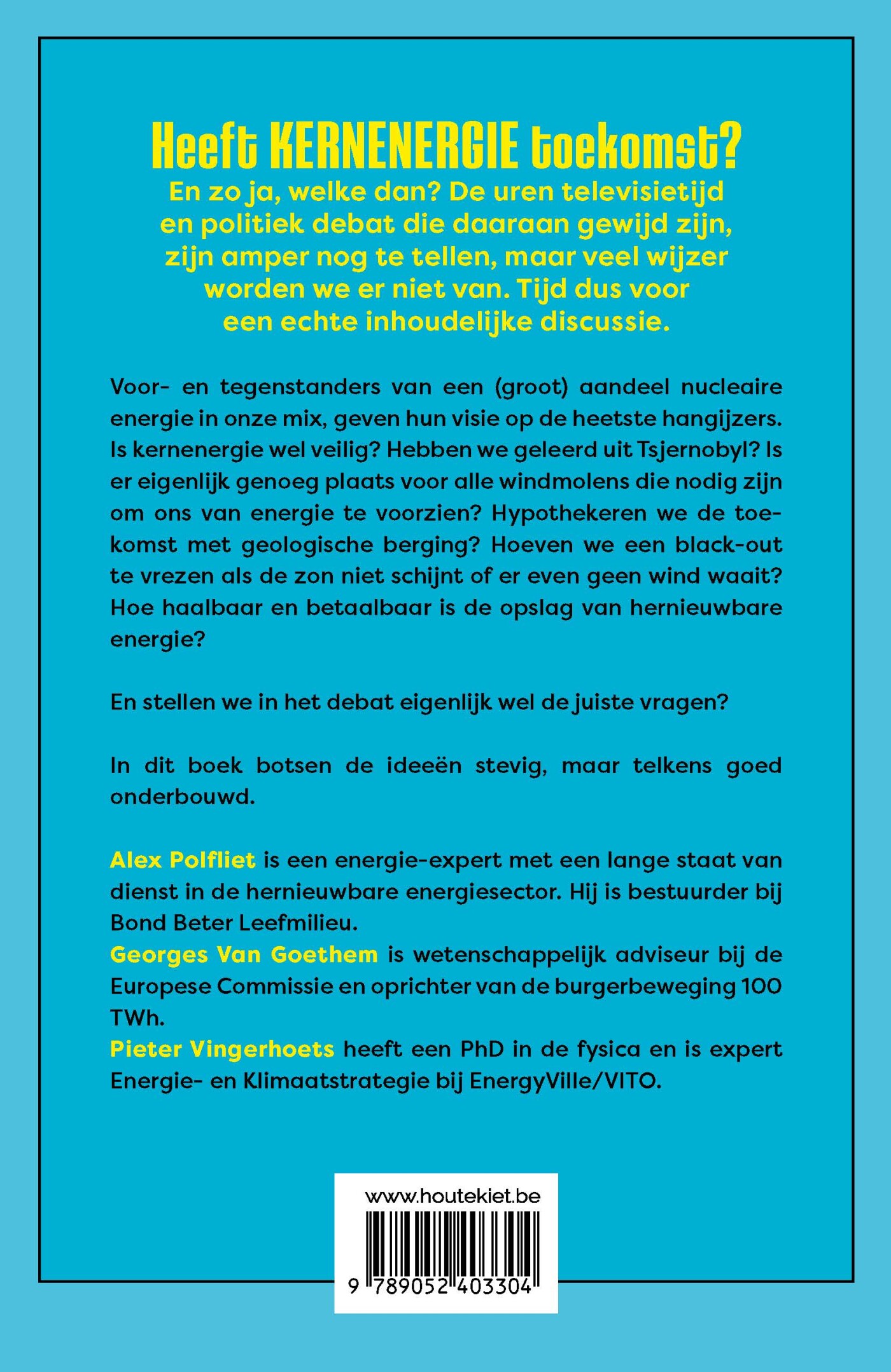 Heeft kernenergie toekomst? achterkant