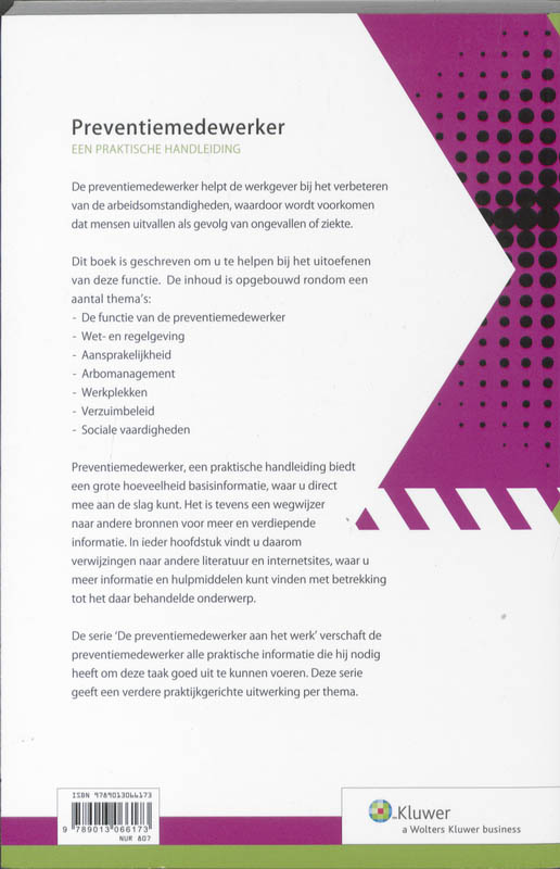 Preventiemedewerker achterkant