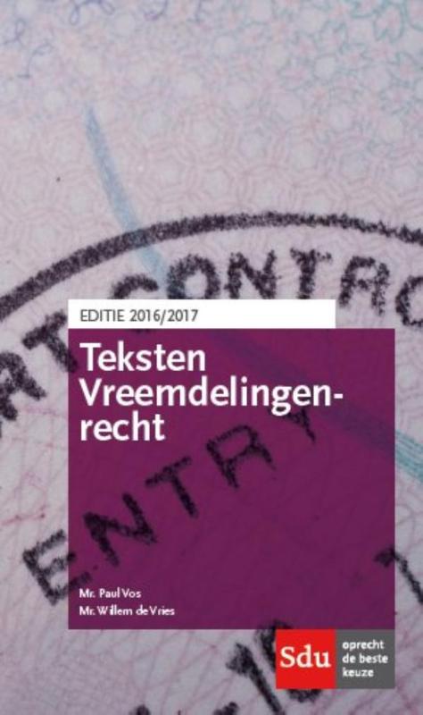 Teksten Vreemdelingenrecht 2016-2017