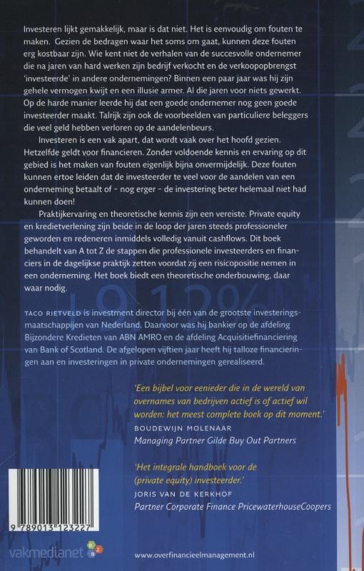 Handboek investeren en financieren achterkant
