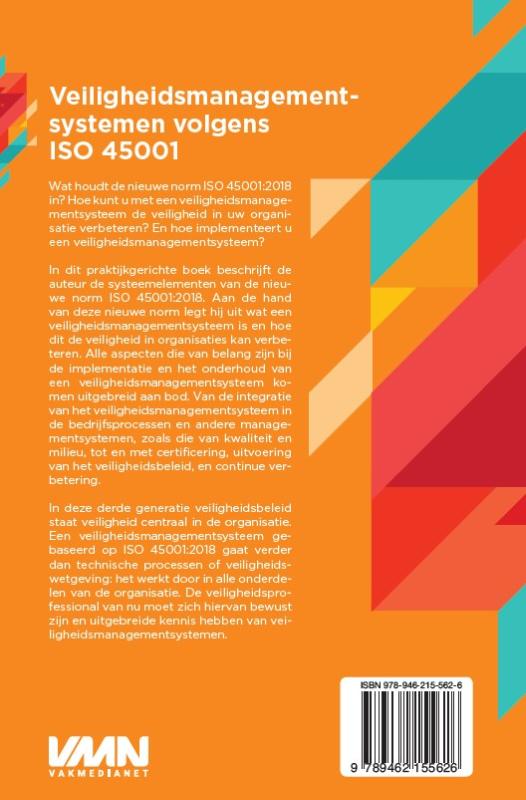 Veiligheidsmanagementsystemen volgens ISO 45001 achterkant