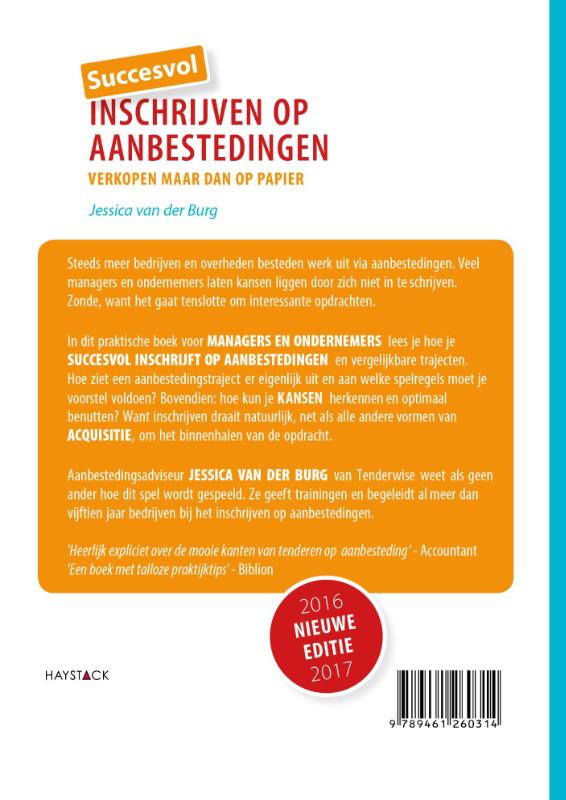 Succesvol inschrijven op aanbestedingen achterkant