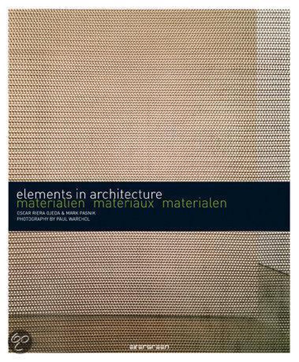 Materialen - Elements In Architecture