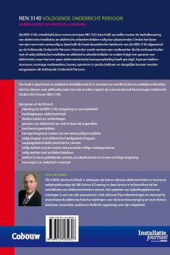NEN 3140 voldoende onderricht persoon achterkant