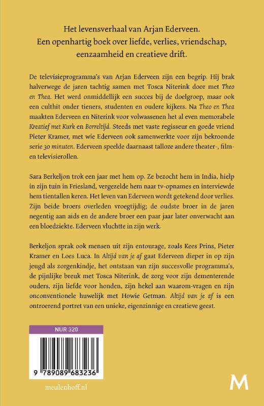 Altijd van je af achterkant
