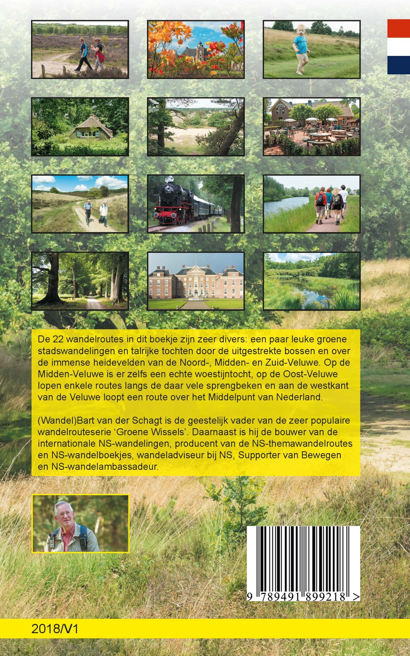 Provinciewandelgids Gelderland - Veluwe / WandelBart wandelgids / 7 achterkant