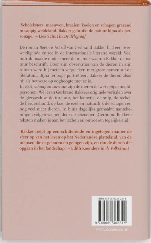 Ezel, schaap en tureluur Ezel, schaap en tureluur achterkant