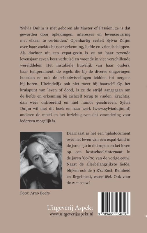 Mijn vlucht voor de liefde achterkant