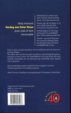 Verslag van Peter Visser achterkant