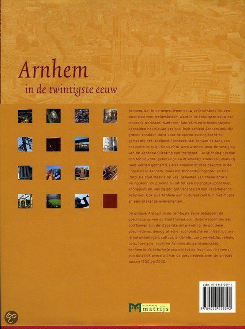 Arnhem in de twintigste eeuw achterkant
