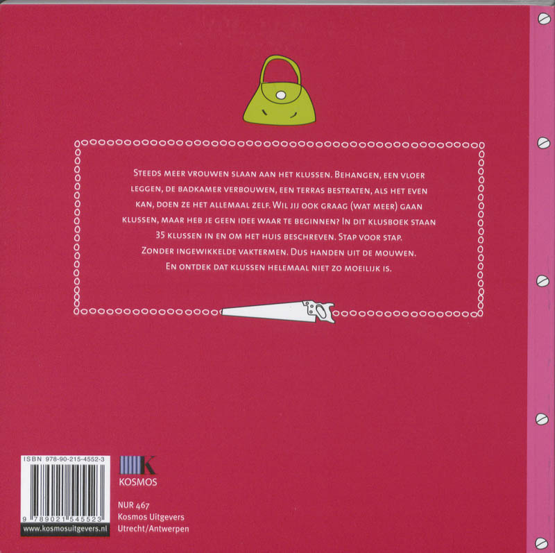 Klusboek Voor De Handygirl achterkant