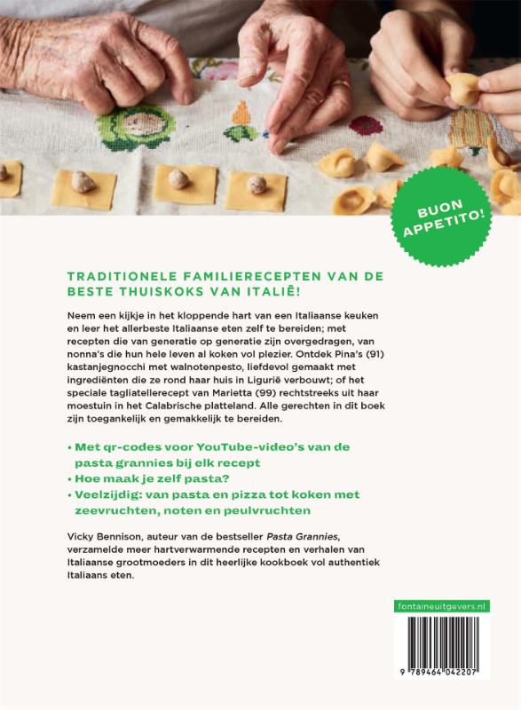 Pasta grannies achterkant