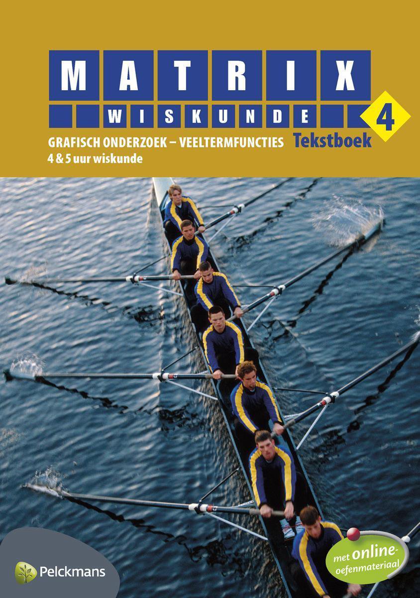 Matrix Wiskunde 4 Telproblemen & kansrekenen - Rijen 4 & 5 uur Tekstboek (incl. Correctiesleutel, online openleertrajecten en gratis online handleiding)