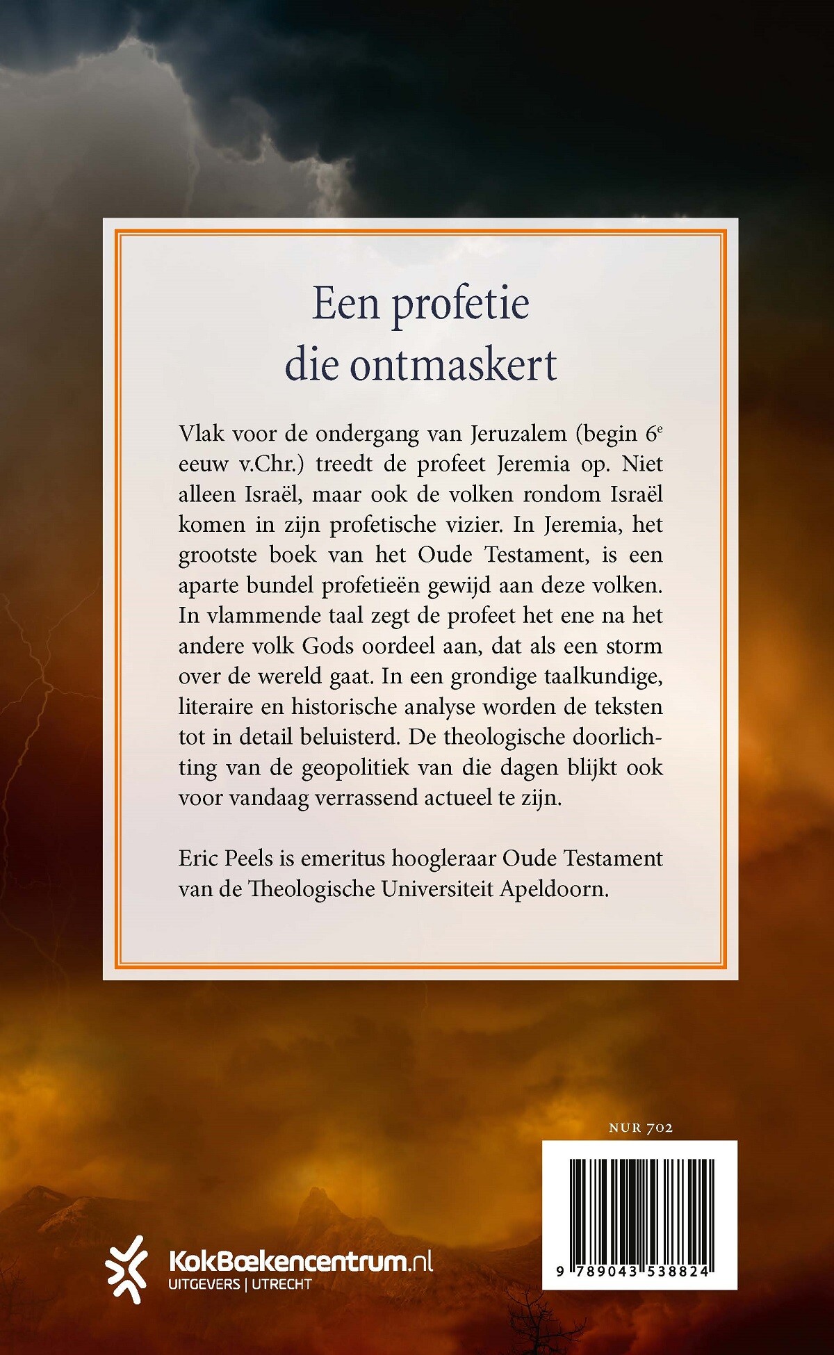 Storm over de wereld achterkant