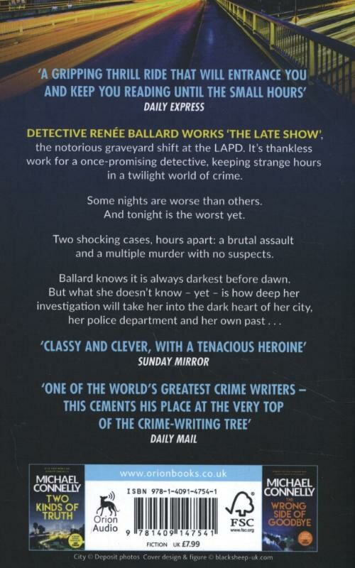 The Late Show / Renée Ballard Series / 1 achterkant