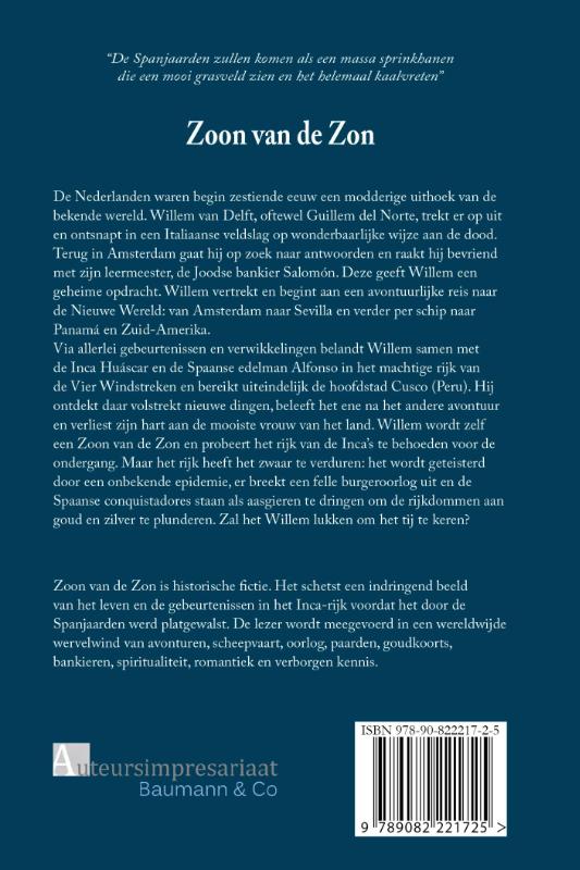 Zoon van de Zon achterkant
