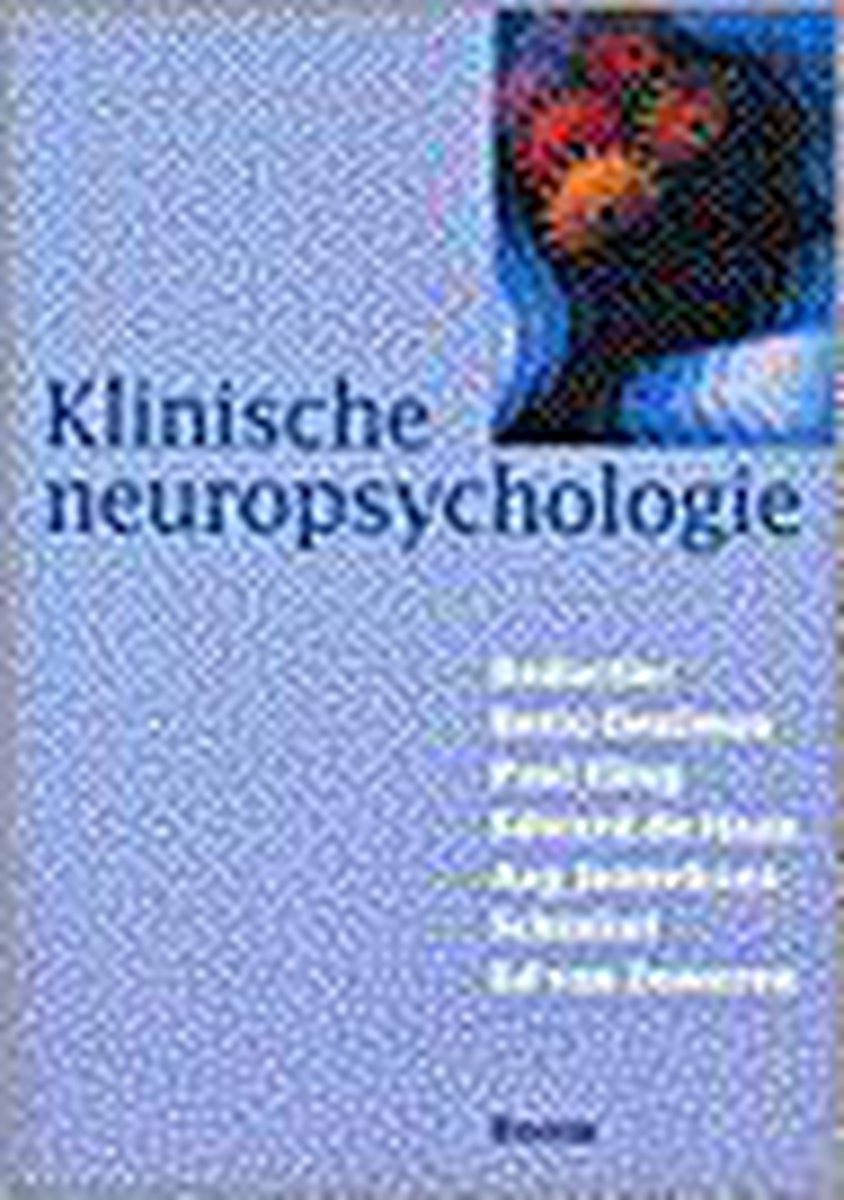 boekenbalie_9789053523063_cover Klinische neuropsychologie