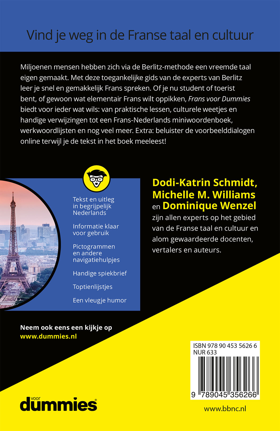 Frans voor dummies achterkant