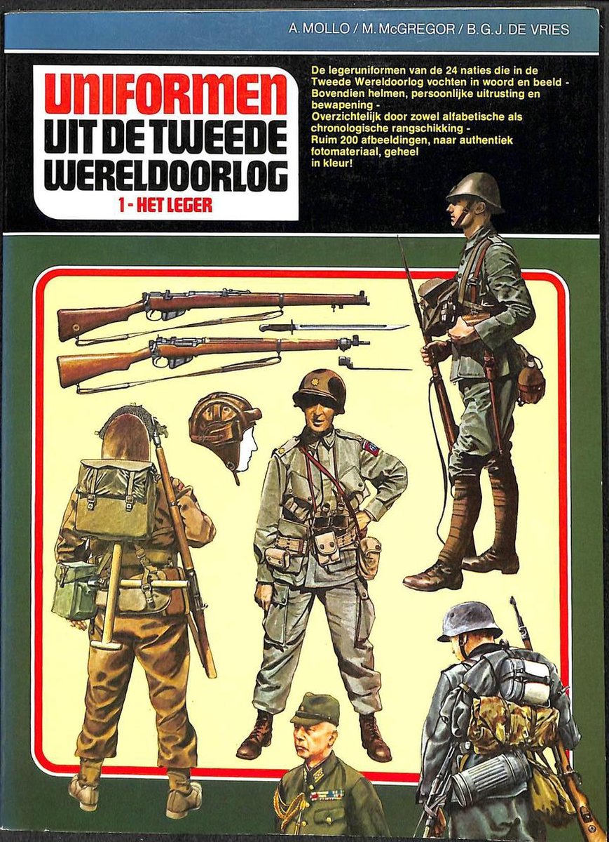 Uniformen uit de tweede wereldoorlog. 1 Het leger