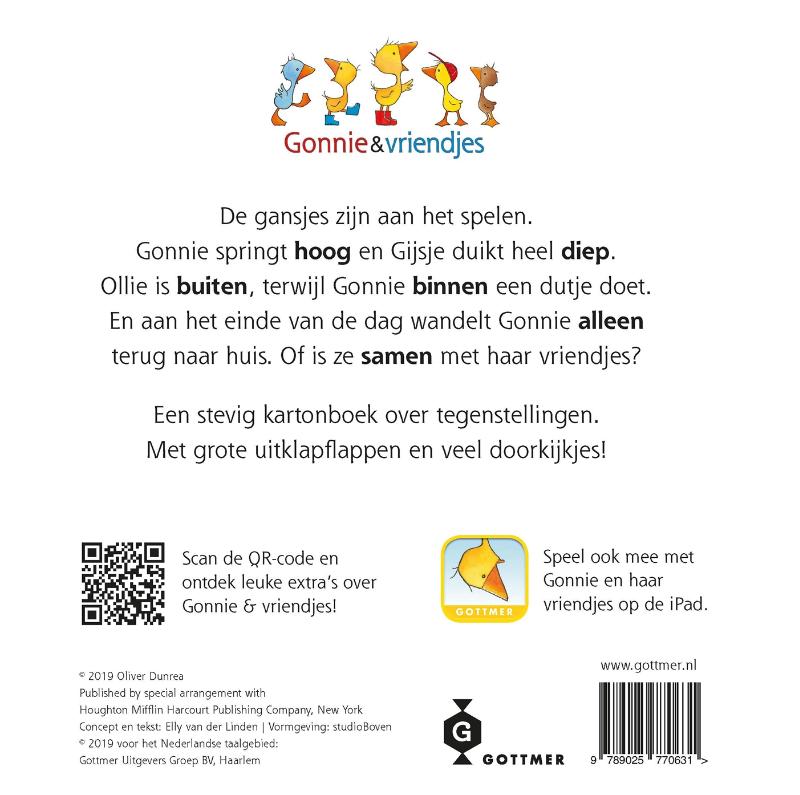 Gonnie & vriendjes - Gonnie springt hoog achterkant