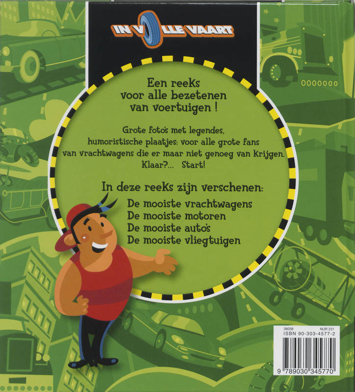De mooiste vrachtwagens / In volle vaart achterkant