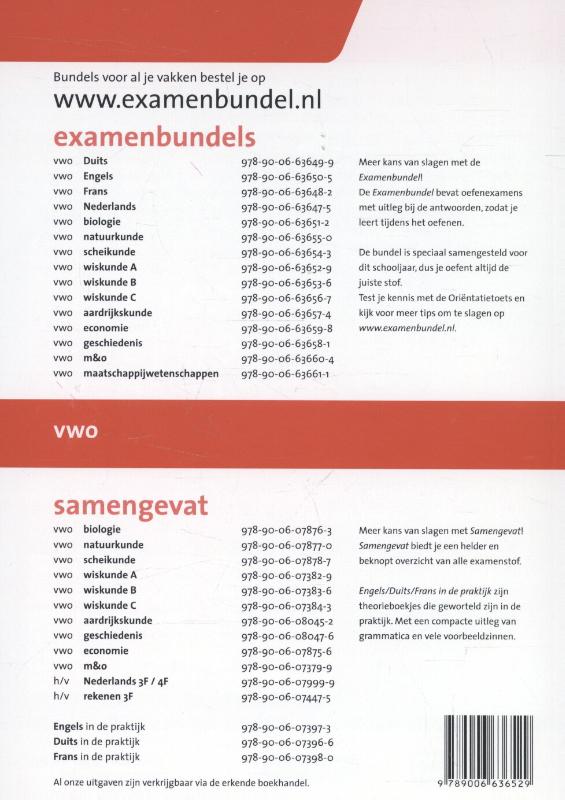 Examenbundel Vwo; Wiskunde A; 2015/2016 achterkant