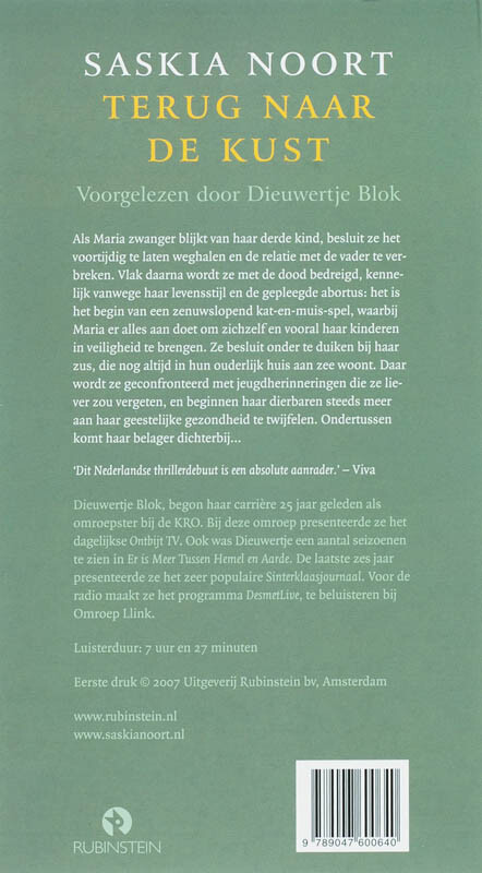 Terug naar de kust, 8 cd achterkant