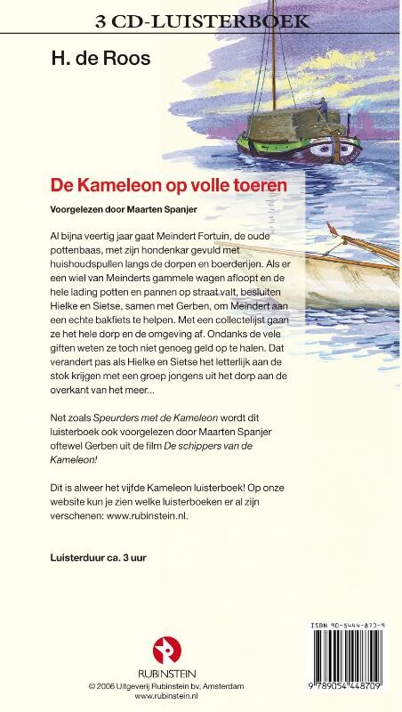 Kameleon op volle toeren - 3 CD luisterboek / Kameleonserie achterkant