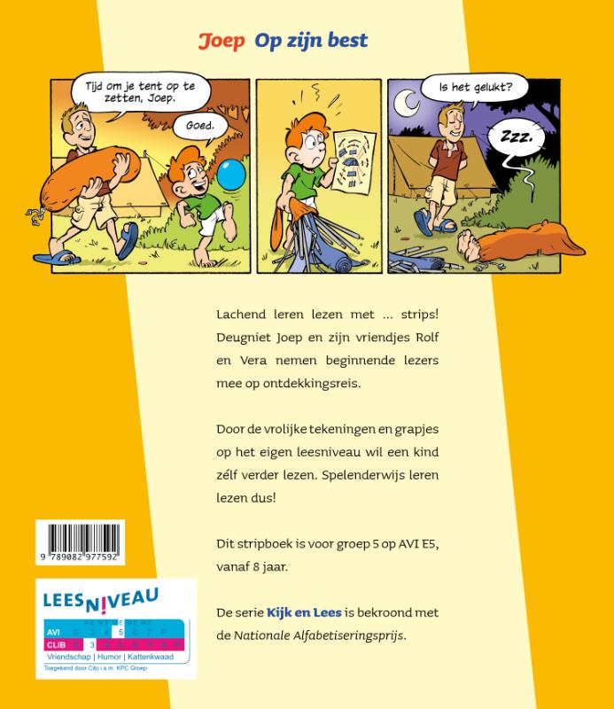 Joep / Op zijn best / Kijk en Lees / 9 achterkant