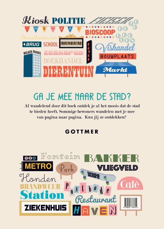 De stad van Ingela achterkant