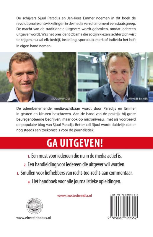 Ga Uitgeven! Staatsgreep in de media achterkant
