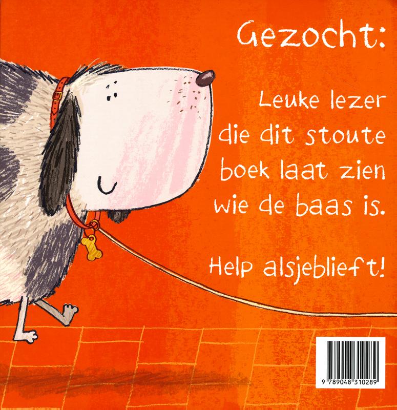 Boek eet hond! achterkant