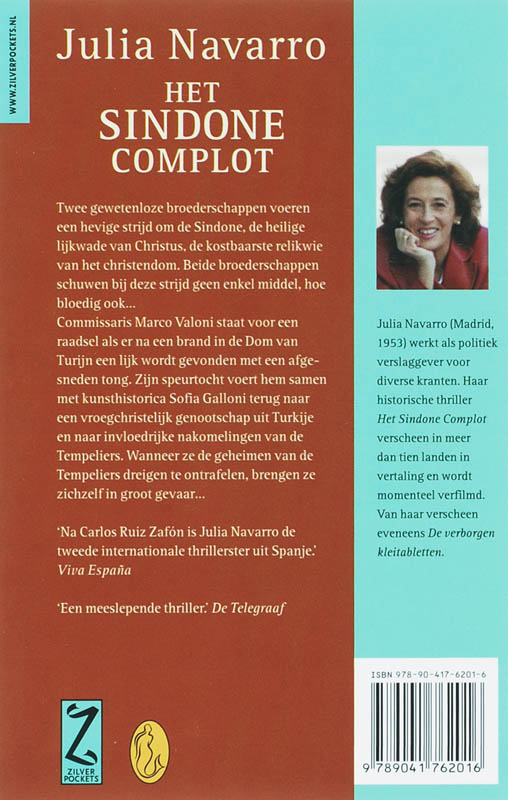 Het Sindone Complot Het Sindone Complot achterkant