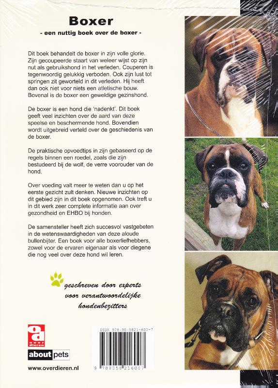 Boxer / Over Dieren Boxer / Over Dieren achterkant